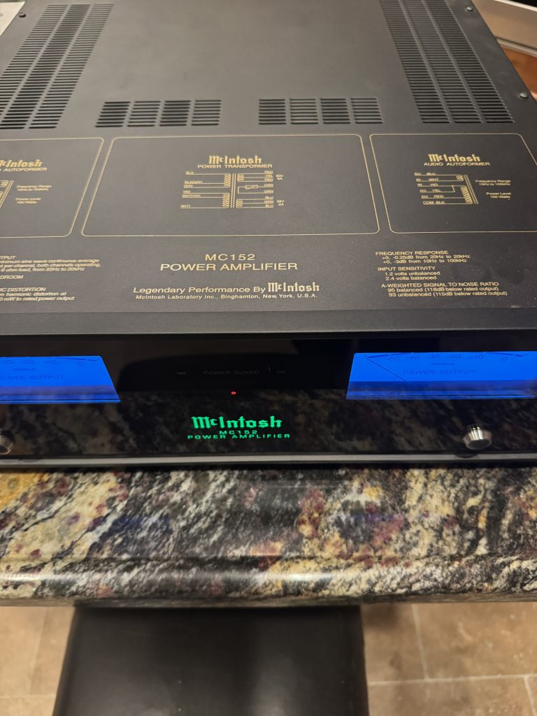 McIntosh MC152 Power Amplifier