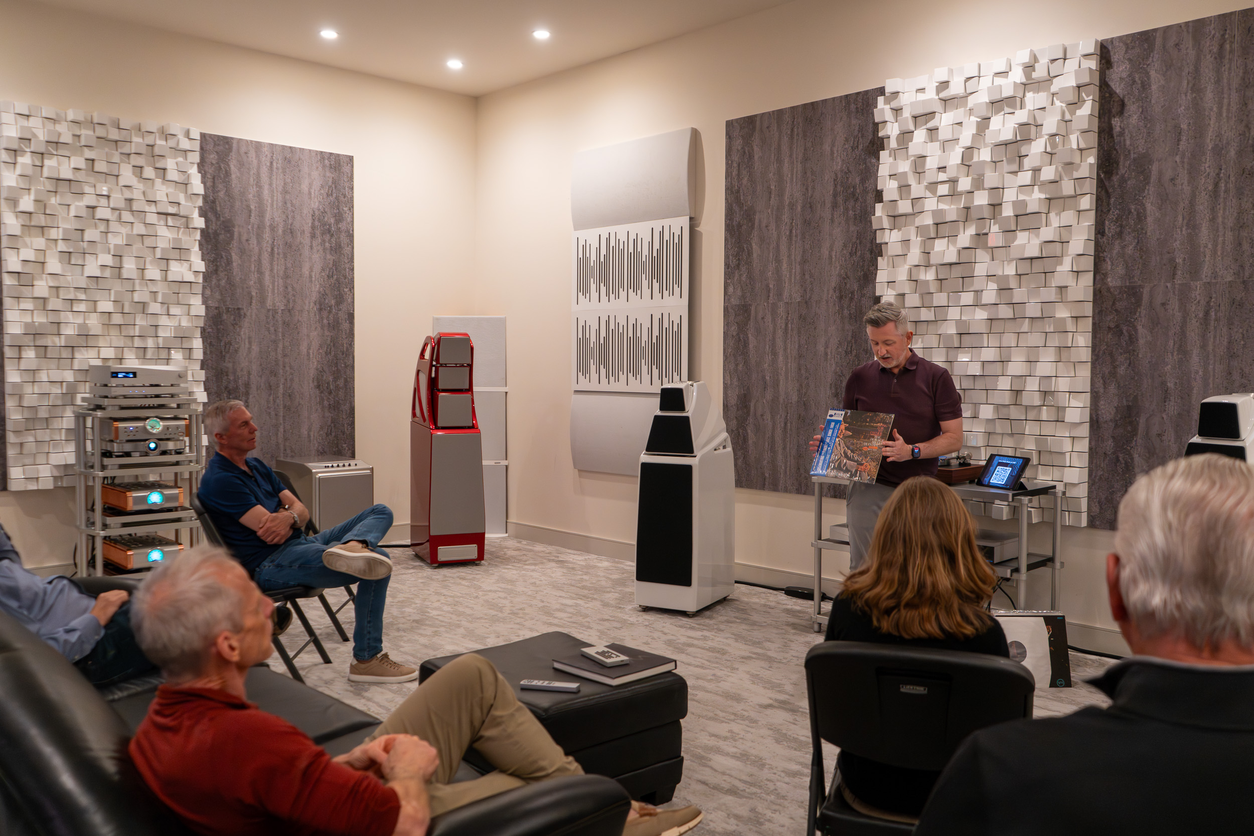 Paul Calin at LMC Home Entertainment's Linn LP12 Clinic in Scottsdale AZ Showroom