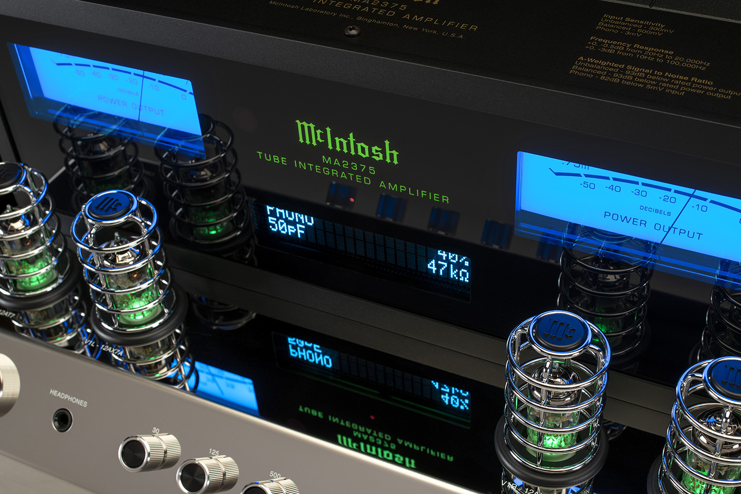 McIntosh MA2375 2-Channel Vacuum Tube Integrated Amplifier - Image 8