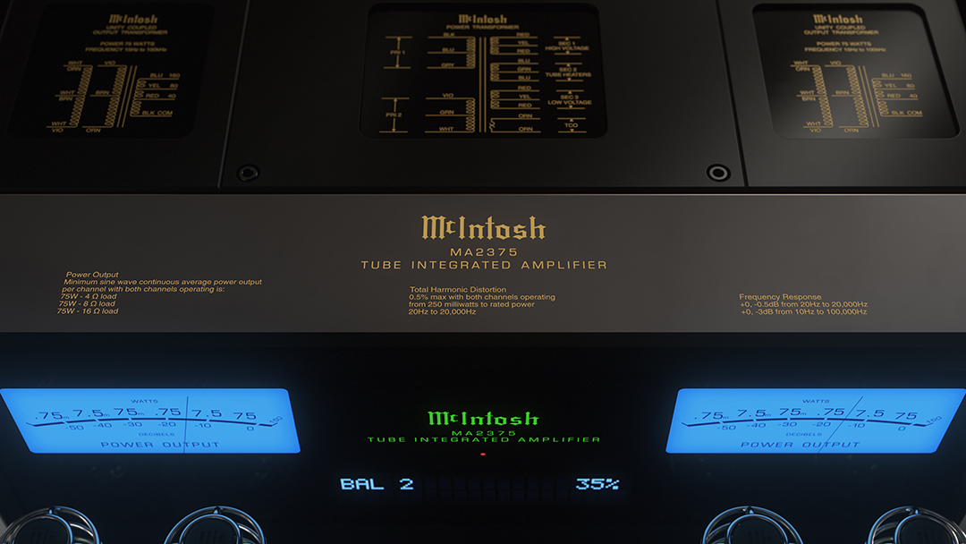McIntosh MA2375 2-Channel Vacuum Tube Integrated Amplifier - Image 9
