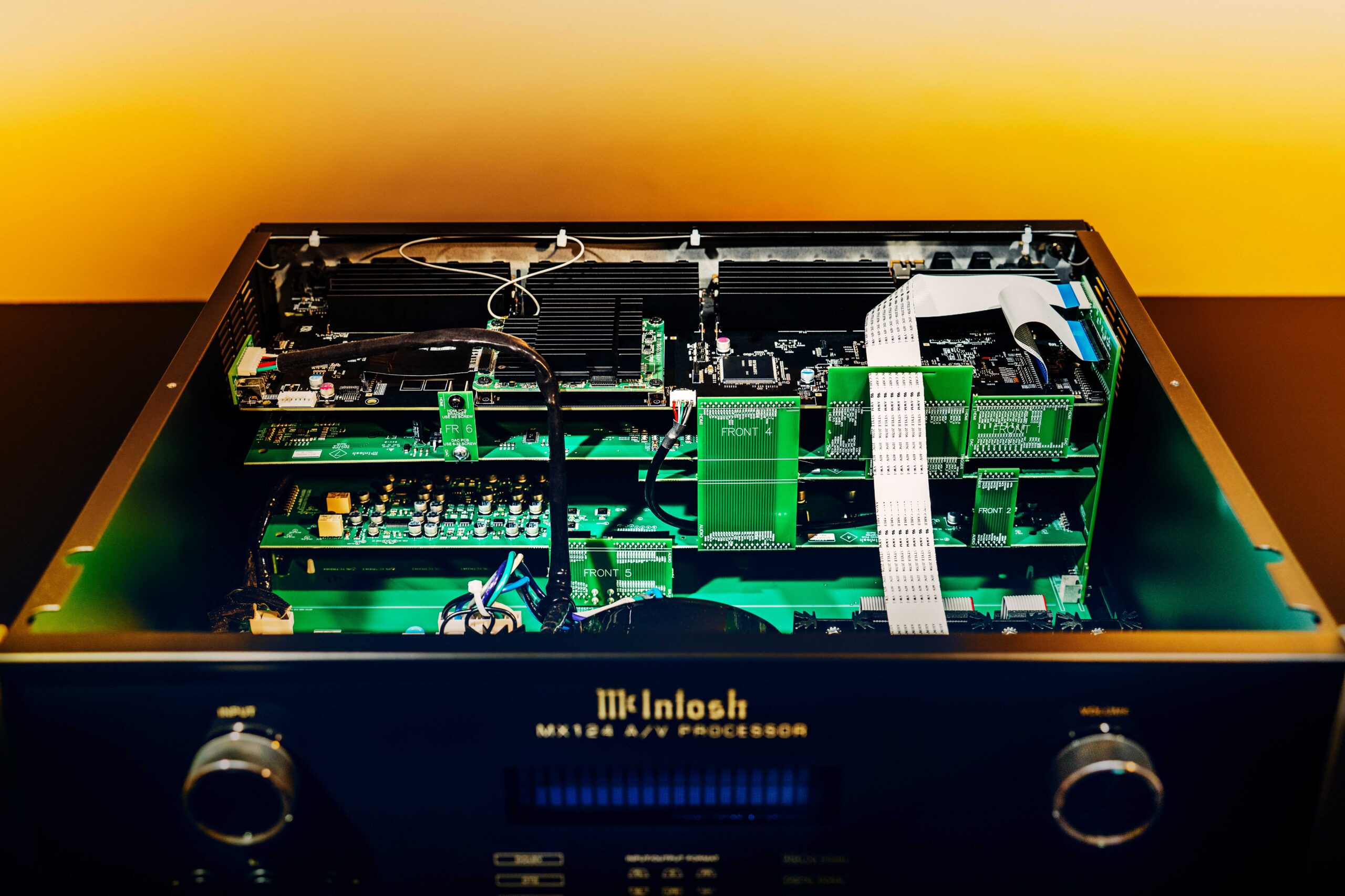 McIntosh MX124 A/V Processor internal circuit board engineering